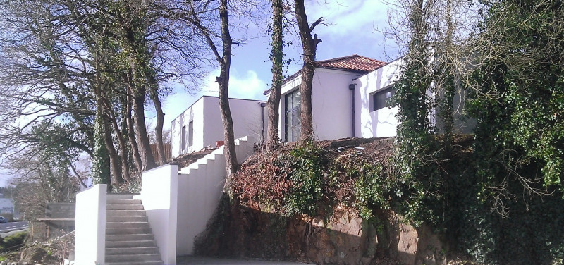 Construction neuve d'une maison individuelle, à Bouguenais